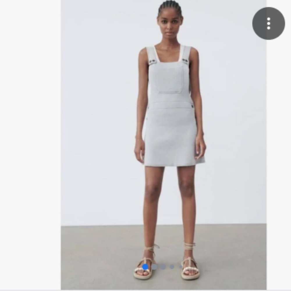 ZARA Jumper Dress Knitted Overalls - Like NEW!